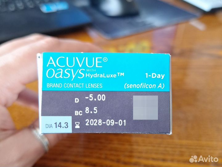 Линзы acuvue oasys -5