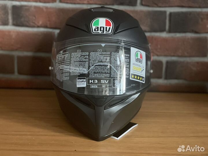 Шлем AGV K-3 SV matt Black XS, MS