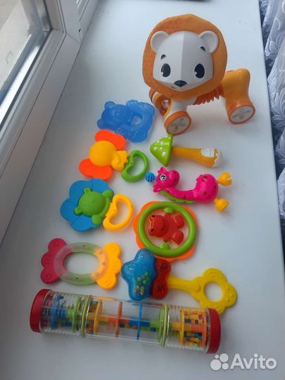 Игрушки, погремушки, грызунки