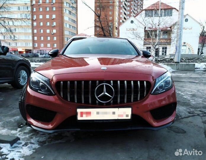 Решетка радиатора в стиле GT Chrome Mercedes-Benz