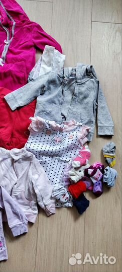 Вещи пакетом на девочку 68-80