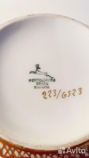 Шкатулка фарфор