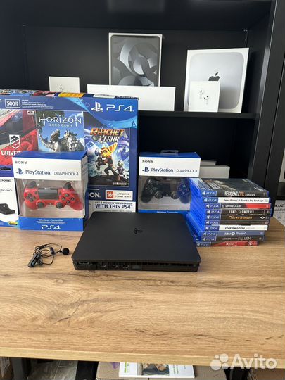Sony PS4 slim 70 игр гарантия 3 месяца