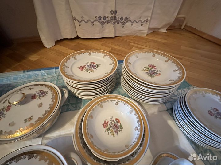 Столовый сервиз на 12 персон гдр