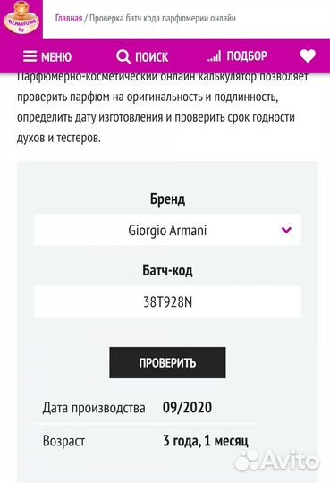 Парфюмерная вода Giorgio Armani Passione 100 ml