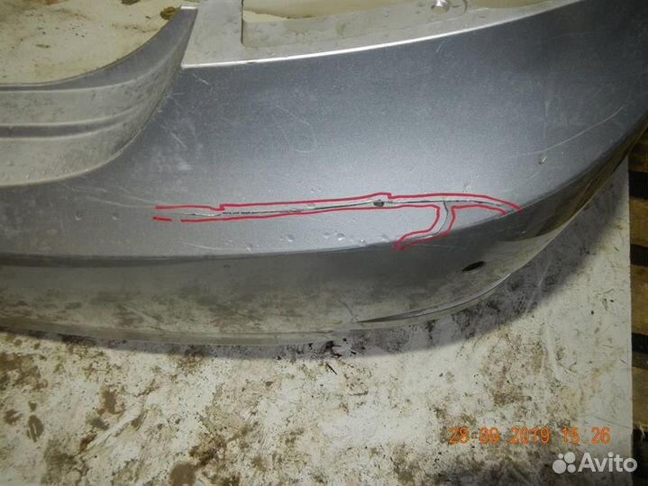 Бампер задний Hyundai Solaris I 2010-2017