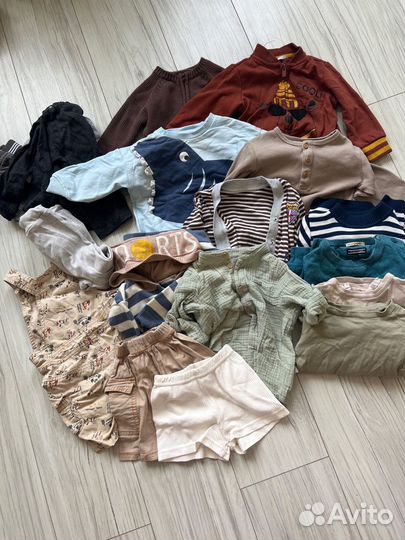 Детские вещи пакетом на мальчика 80 86