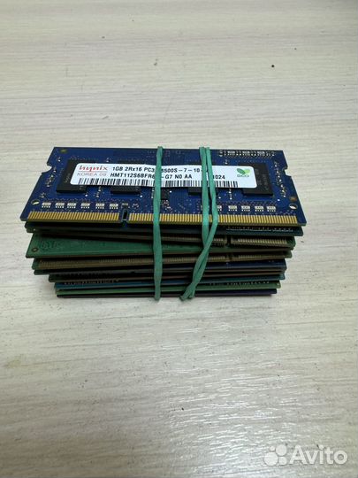 Оперативная память sodimm ddr2, ddr3 1гб