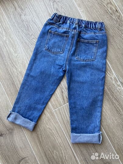 Джинсы zara для девочки 98