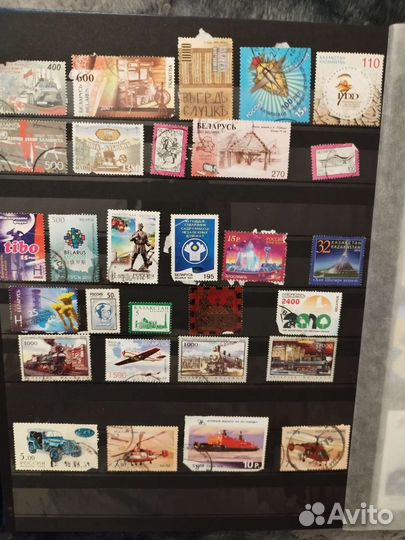 Почтовые марки (Россия, Беларусь, Казахстан)