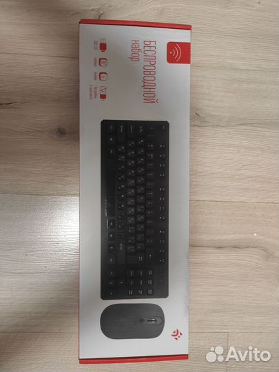 Клавиатура+мышь беспроводная dexp KM-1203BU