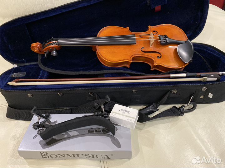 Скрипка Горонок 1/4 + мостик Bonmusica + комплект