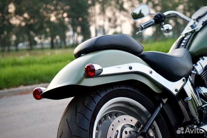 Harley-Davidson flstf Fat Boy Custom US Olive