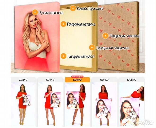 Премиум холст по фотографии