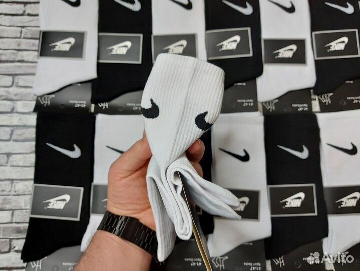 Носки высокие Nike хлопок