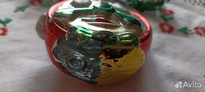 Елочная игрушка будильник СССР