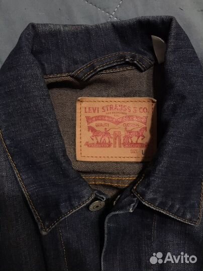 Джинсовая куртка мужская levis l