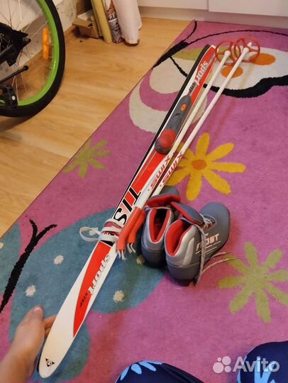 Беговые лыжи с ботинками детские