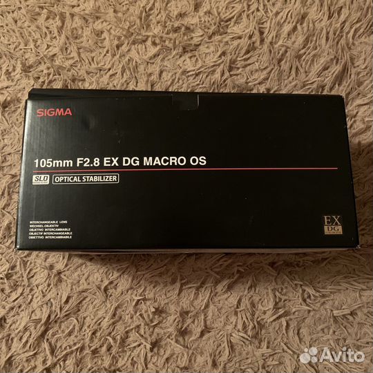 Объектив Sigma 105 mm DG Macro HSM