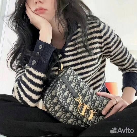Сумка christian dior натуральная кожа