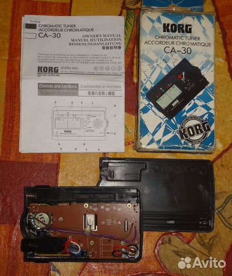 Тюнер гитарный korg ca-30