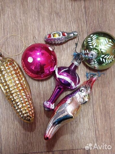 Елочные игрушки СССР