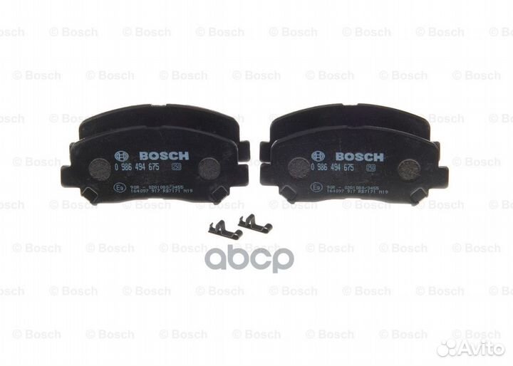 Дисковые колодки передние 0 986 494 675 Bosch