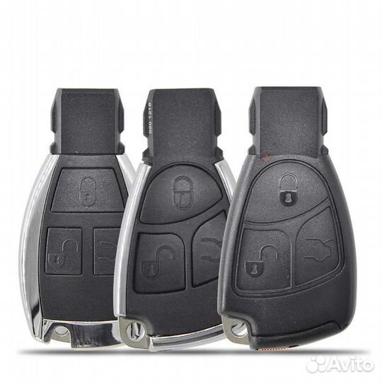 Ключ рыбка Мерседес Mercedes 433 mhz Европа