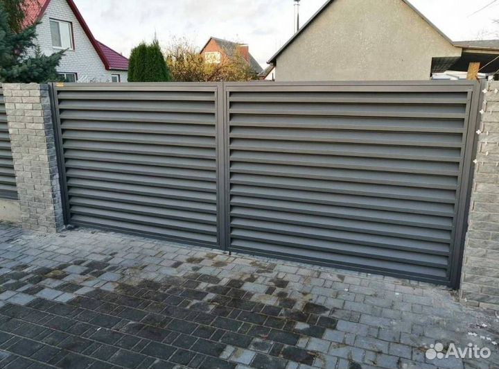 Забор еврожалюзи жалюзи