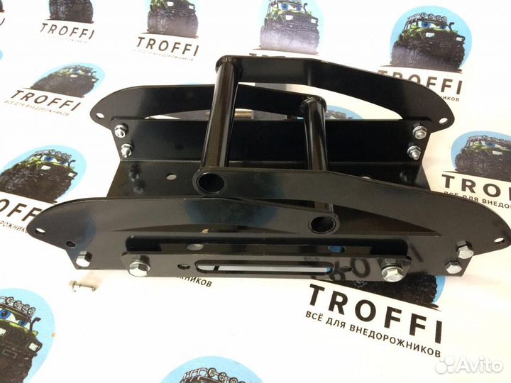 Площадка съёмная под лебедку под квадрат с ручками