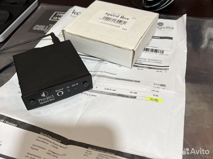 Speed box для проигрывателей pro-Ject и music hall