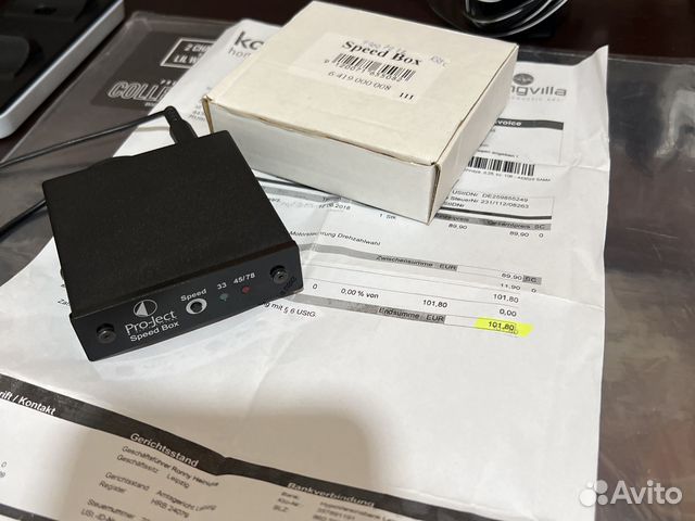 Speed box для проигрывателей pro-Ject и music hall