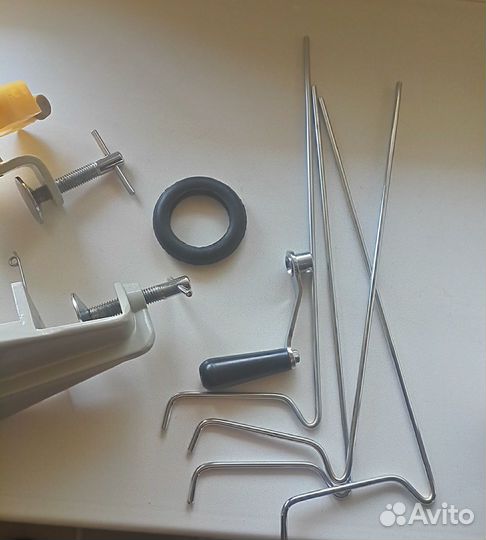 Приспособление для перемотки пряжи в клубки