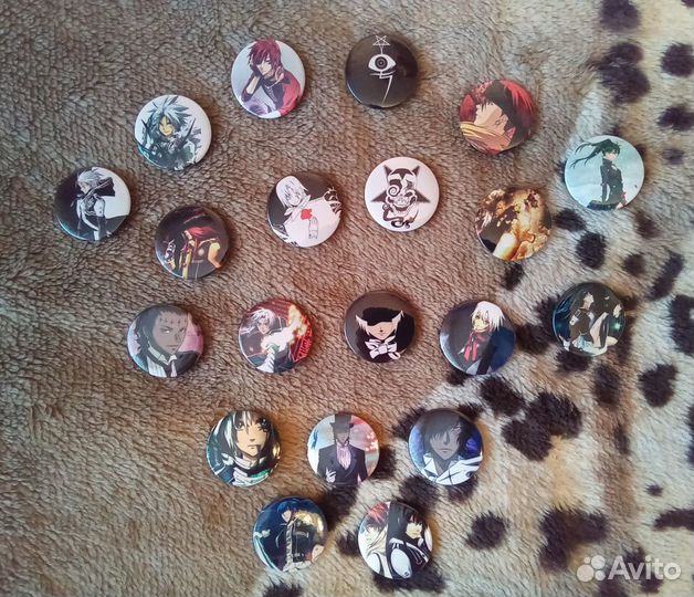 Коллекции значков аниме