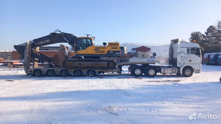 Перевозки негабарита тралом