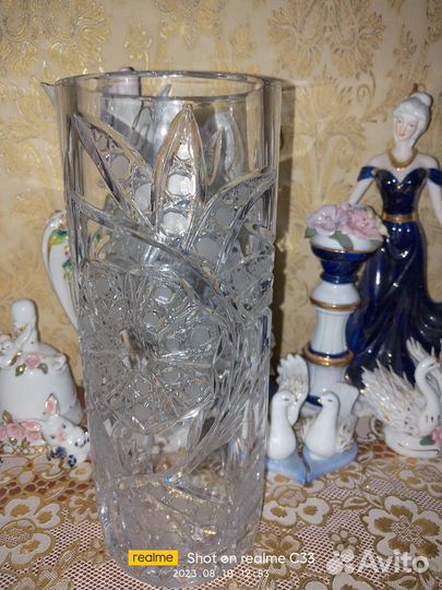 Хрустальные вазы для цветов, фруктов, конфет