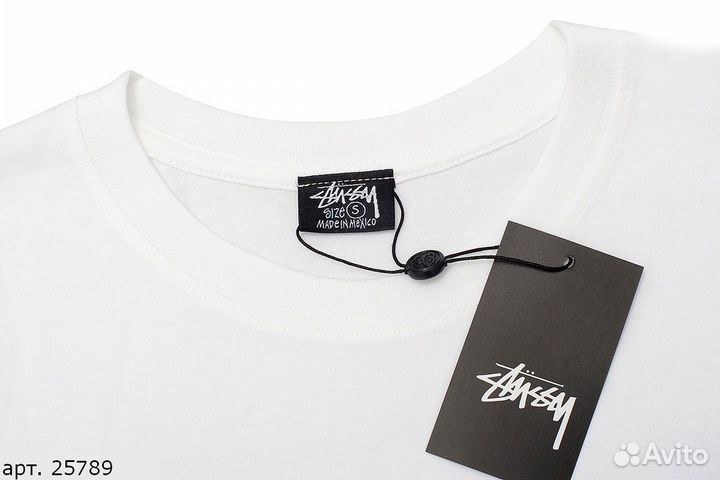 Футболка Stussy gang star белая