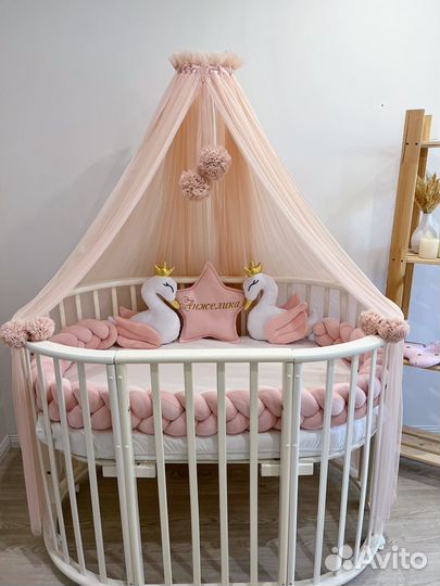 Косички бортики для кроваток