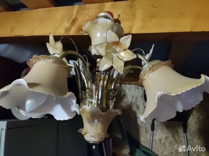 Люстра потолочная подвесная бу