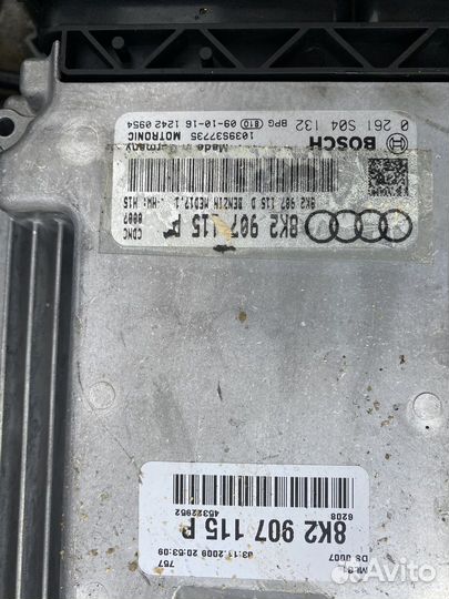 Блок управления двигателем cdnc 8K2907115P Audi A4