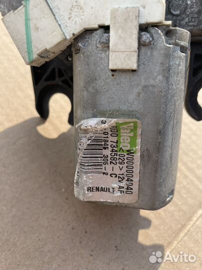 Моторчик дворника заднего renault sandero 1