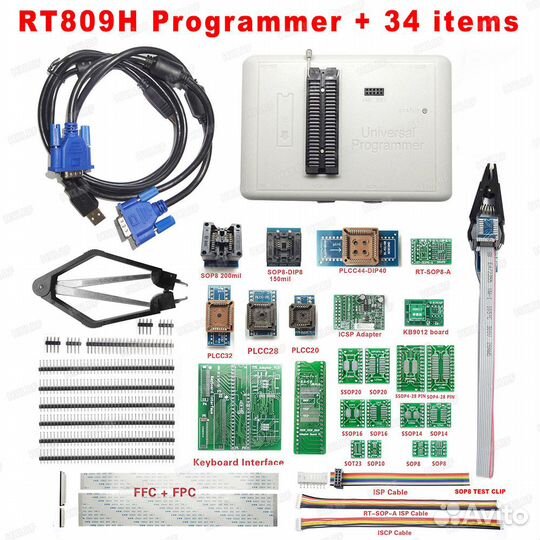 Программатор RT809H (nand, emmc, EC, SPI, eeprom)