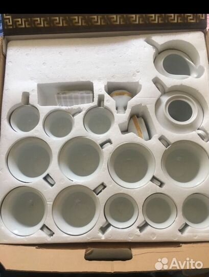 Столовый сервиз Da Vinci Nero Black (57предметов)