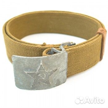 Ремень солдатский оригинальный брезентовый