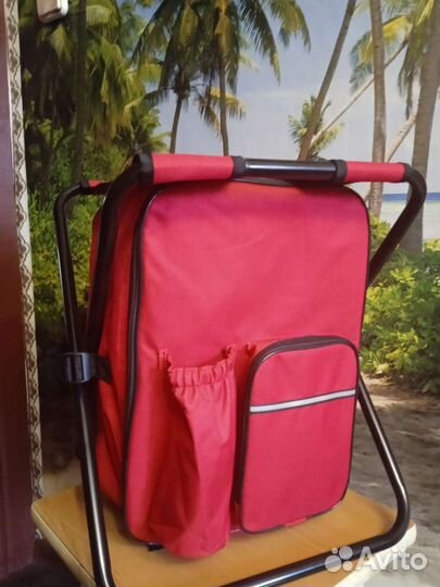 Складной стул с сумкой-холодильником 38см на 53 см