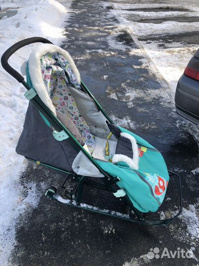 Санки коляска ника