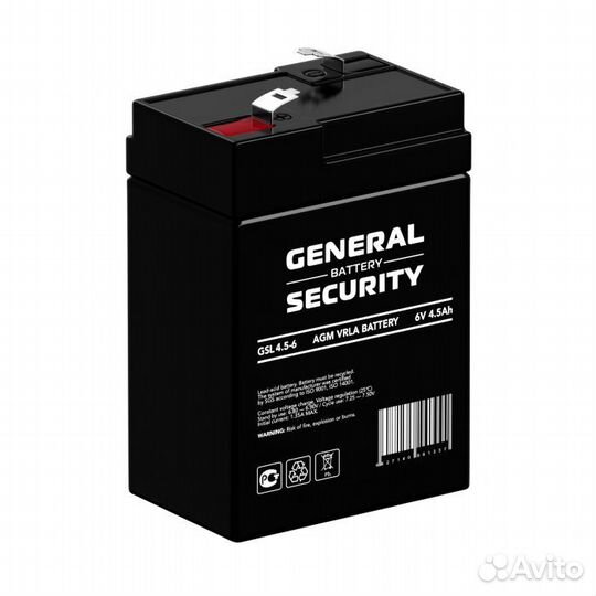 Аккумулятор General Security GSL 4.5-6 оптом