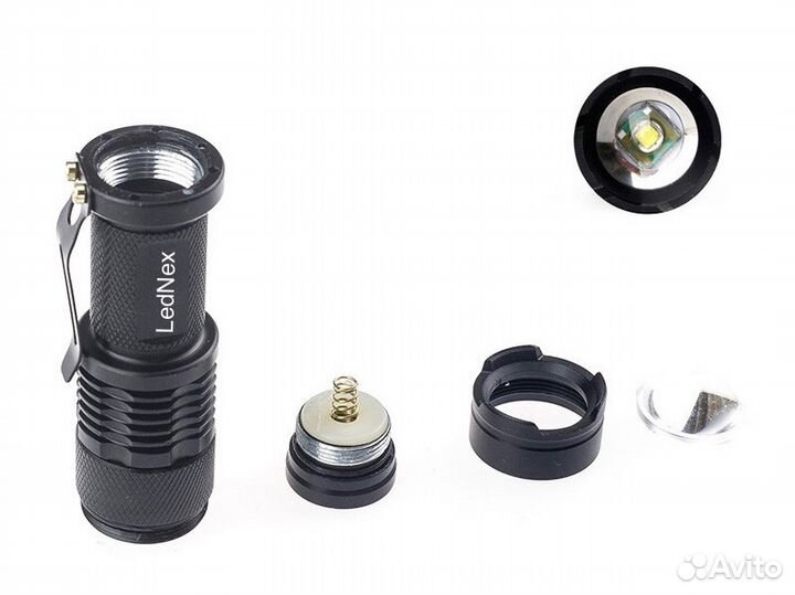 Фонарь алюминиевый LX-Fl-8591 хре 3W