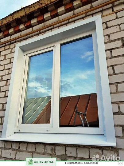 Пластиковые окна на дачу и в дом с отделкой