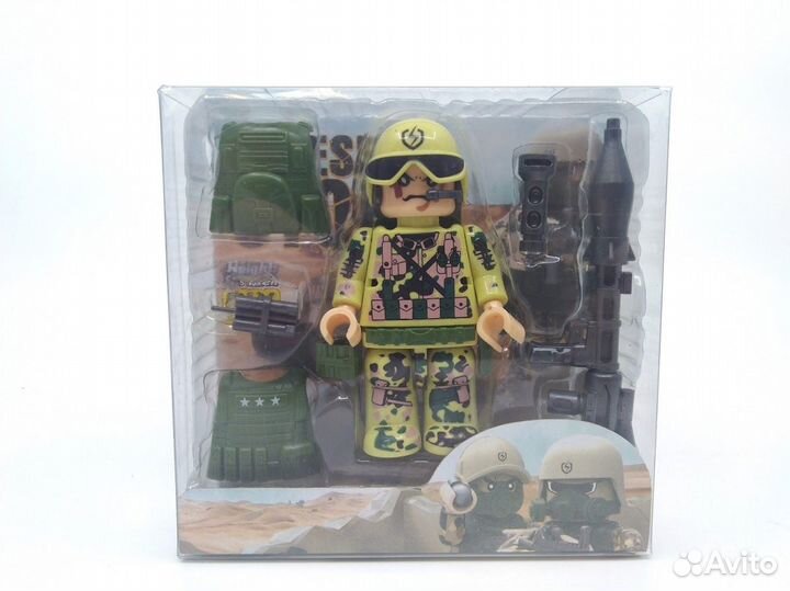 Конструктор фигурка лего Военный спецназ гранотоме